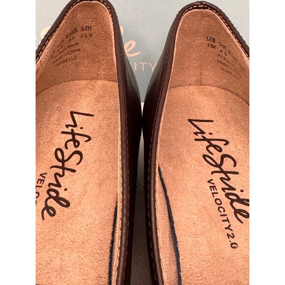 LifeStride Isabelle Dark Chocolate Loafers Women’s Size 7M - NEW IN BOX - Picture 9 of 11